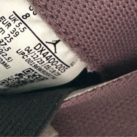 Women’s Nike Air Jordan 2 Retro Off Noir Sky K Mauve DX4400 005 Size 8 - Picture 14 of 14